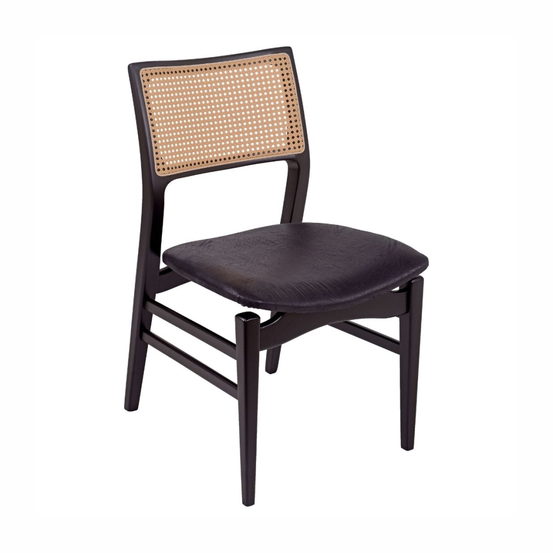 Cadeira Vegas com Tela Sextavada para Mesa de Jantar