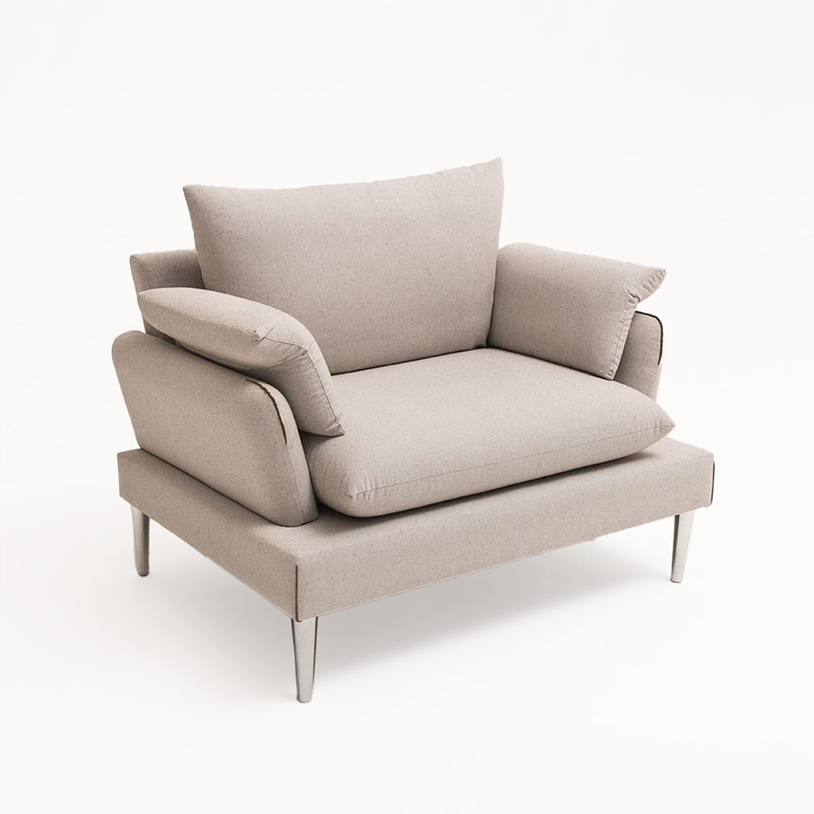 Poltrona Facínio Personalizável Contemporânea