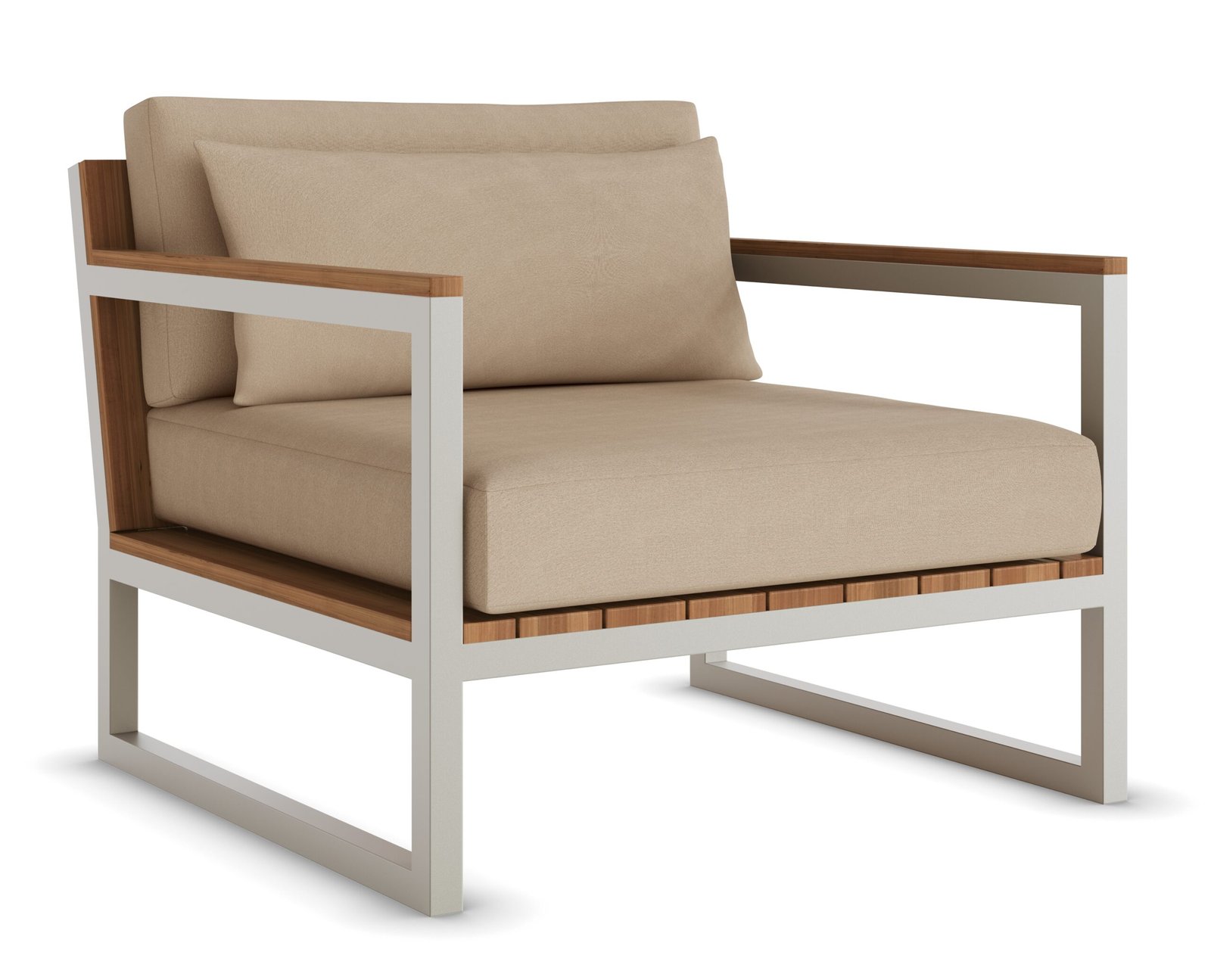 Poltrona Terroir em aluminio área externa