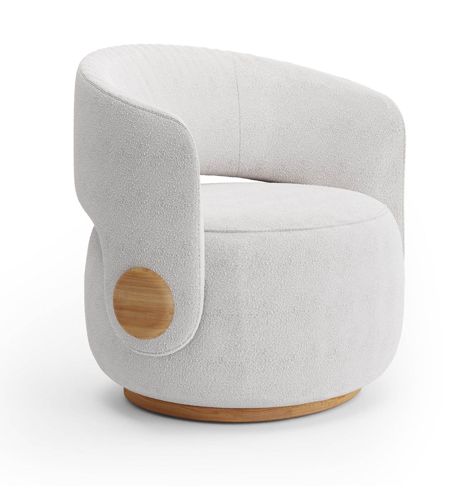 Poltrona Giratória Abrigo - Design Contemporâneo e Conforto Premium