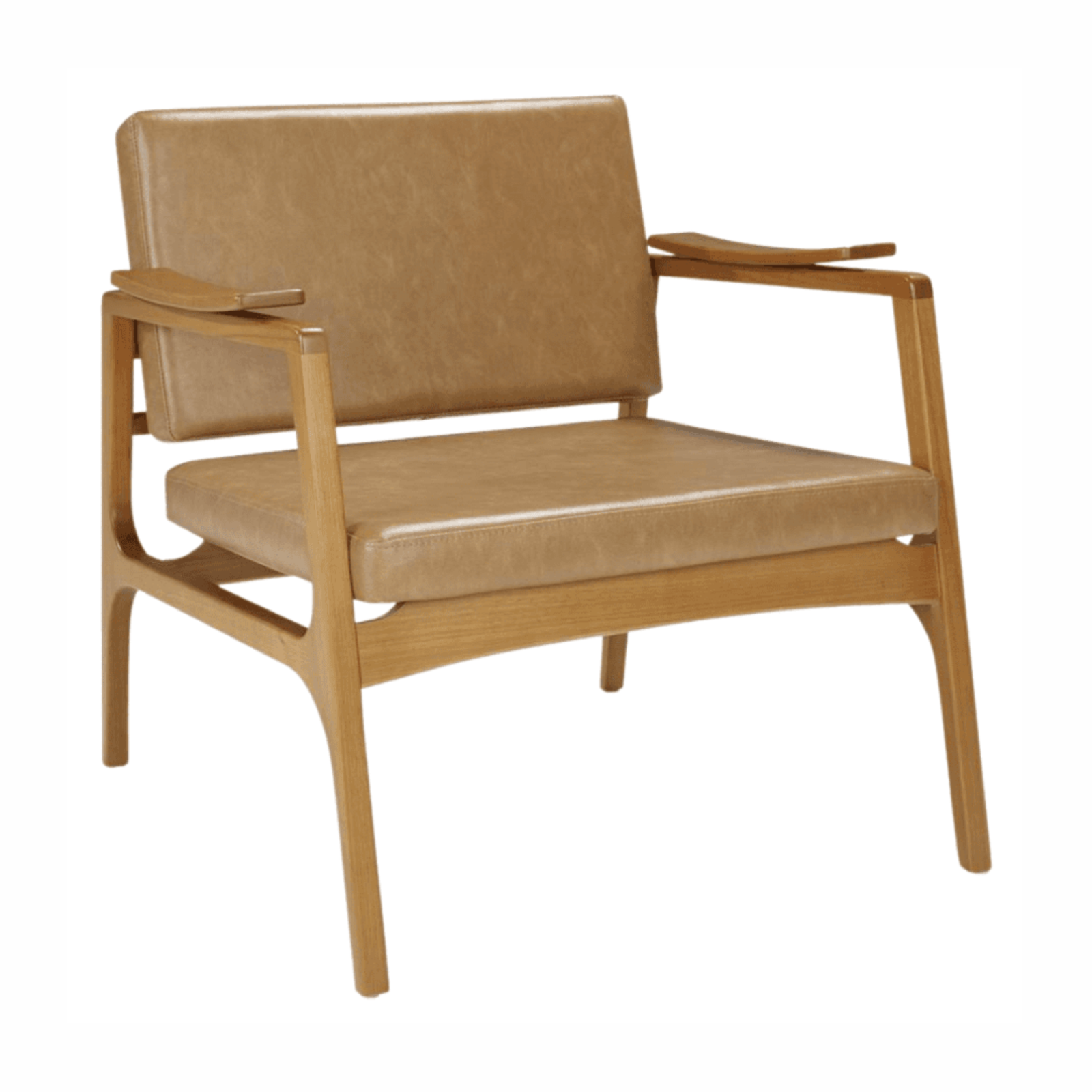 Poltrona Azos em courino