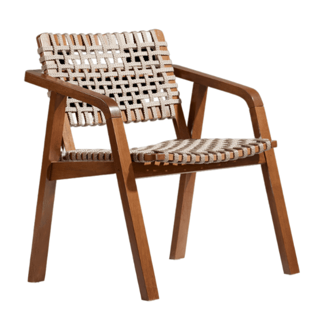 Poltrona Amores em corda náutica personalizável