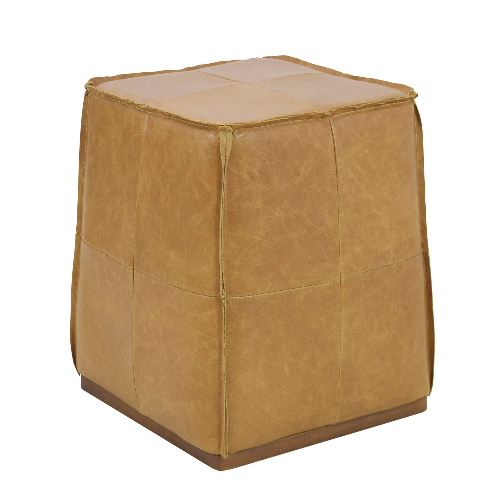 Puff Dallas em couro personalizável