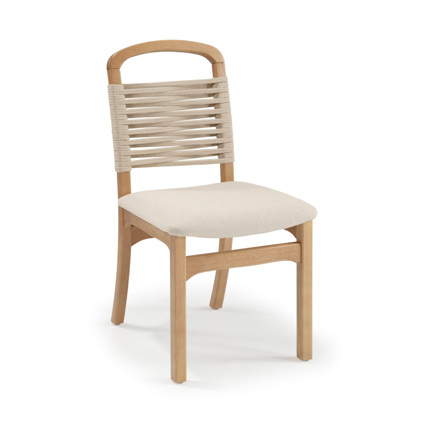 Cadeira Amores encosto em corda náutica