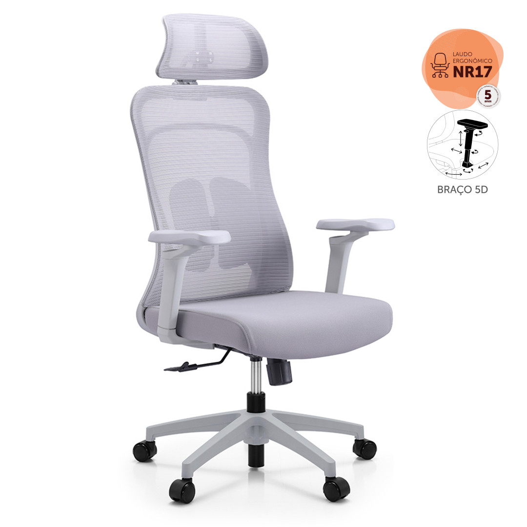Cadeira Ergonômica Aspen com Apoio de Braços