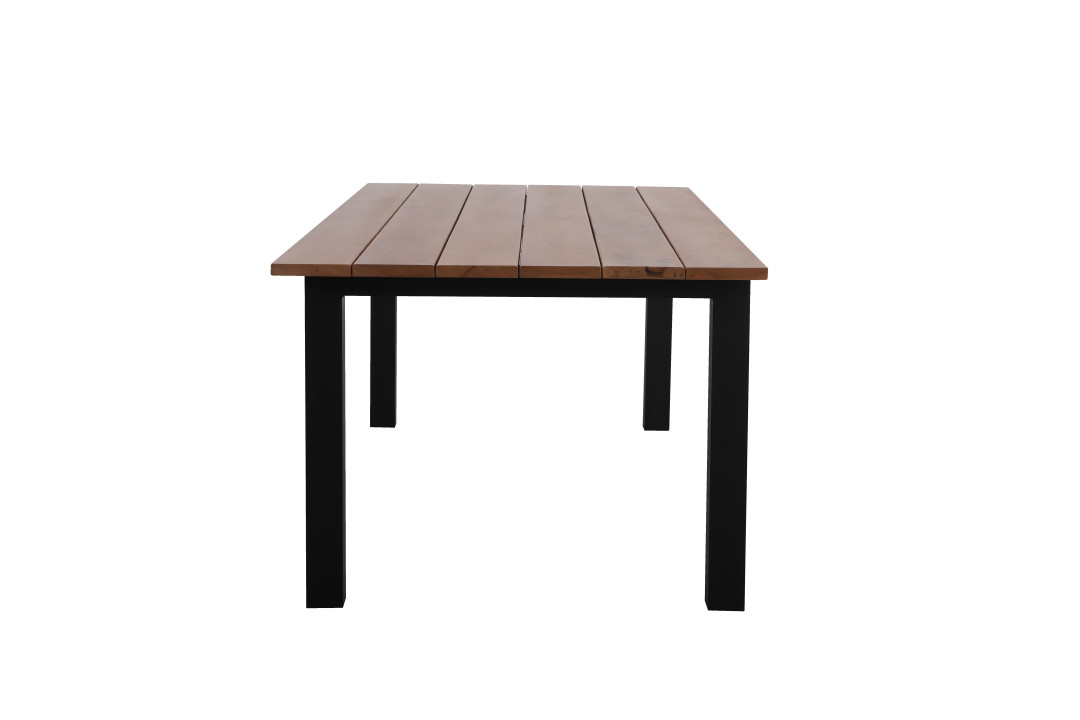 Mesa Santorine em Alumínio e Madeira - Elegância e Durabilidade