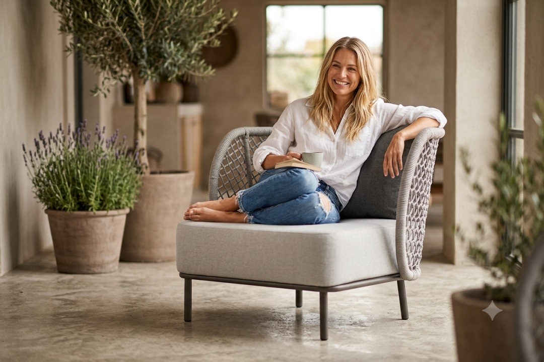 Poltrona Chloê: Elegância e Conforto