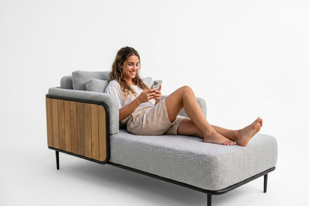 Chaise Cayman Elegante e Confortável
